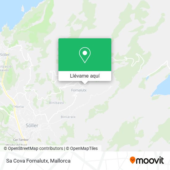 Mapa Sa Cova Fornalutx