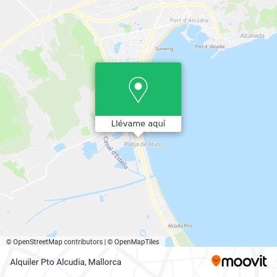 Mapa Alquiler Pto Alcudia