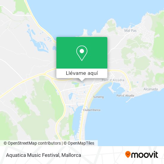 Mapa Aquatica Music Festival