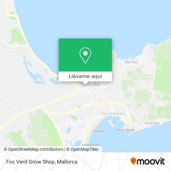 Mapa Foc Verd Grow Shop
