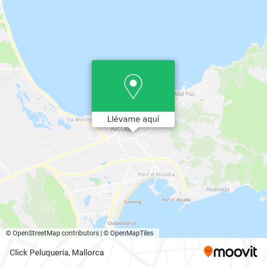 Mapa Click Peluquería