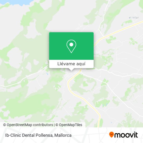 Mapa Ib-Clinic Dental Pollensa