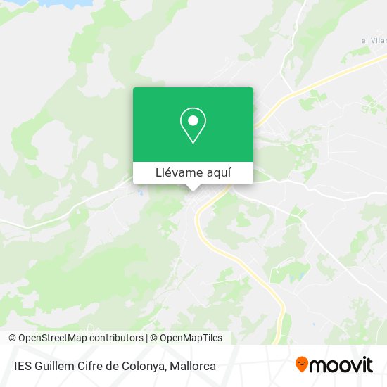 Mapa IES Guillem Cifre de Colonya
