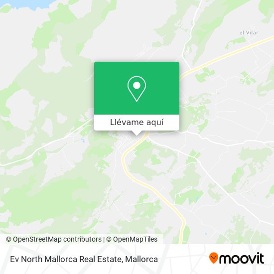 Mapa Ev North Mallorca Real Estate