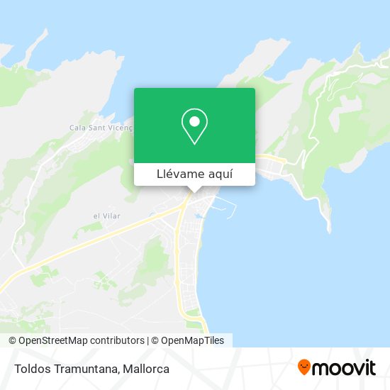 Mapa Toldos Tramuntana