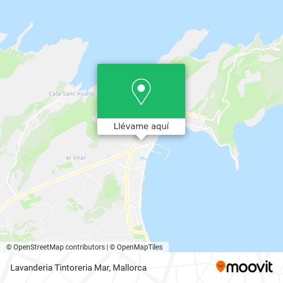 Mapa Lavanderia Tintoreria Mar