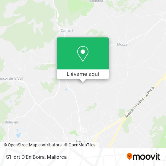 Mapa S'Hort D'En Boira