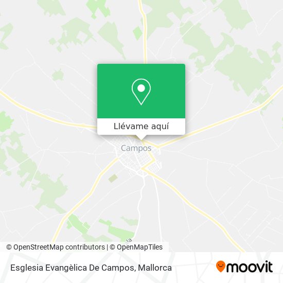 Mapa Esglesia Evangèlica De Campos