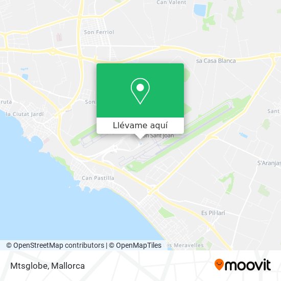 Mapa Mtsglobe