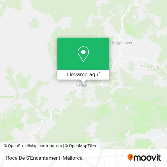 Mapa Roca De S'Encantament