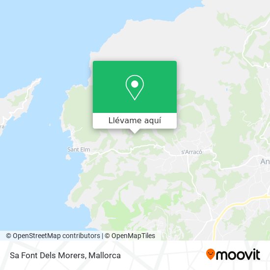 Mapa Sa Font Dels Morers