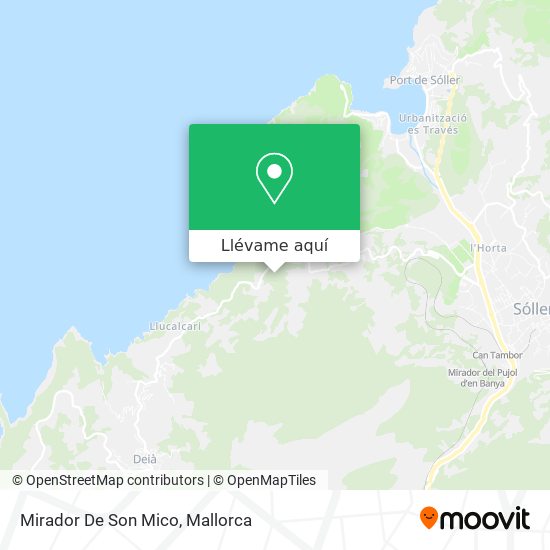 Mapa Mirador De Son Mico