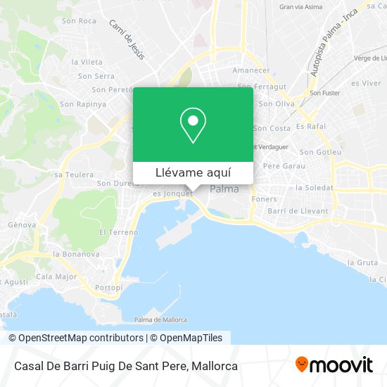 Mapa Casal De Barri Puig De Sant Pere
