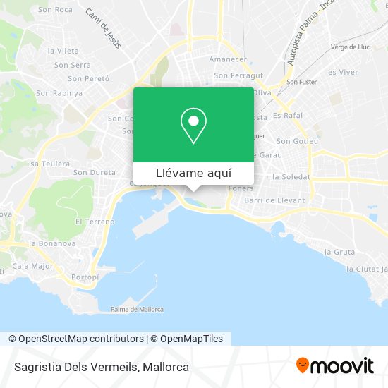 Mapa Sagristia Dels Vermeils