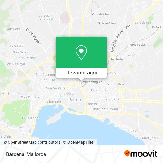 Mapa Bárcena