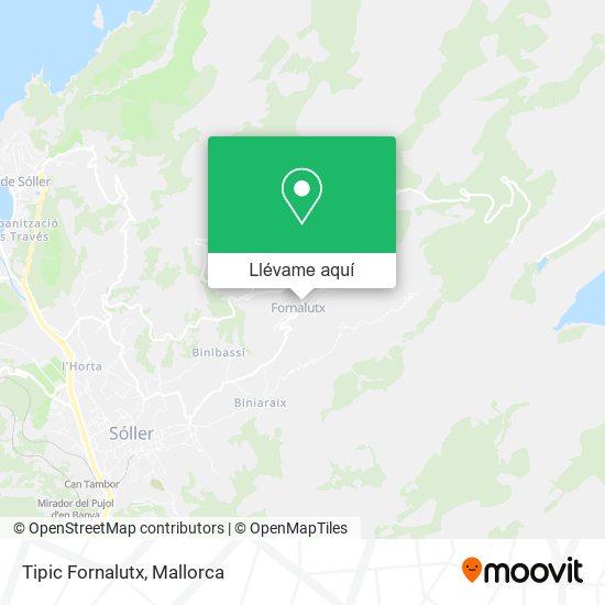 Mapa Tipic Fornalutx