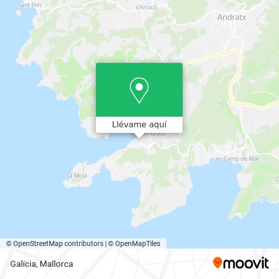 Mapa Galícia