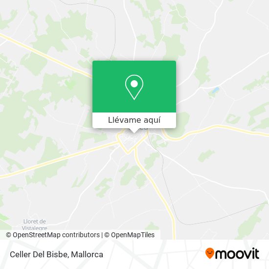 Mapa Celler Del Bisbe