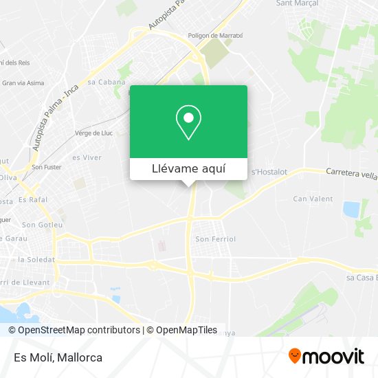 Mapa Es Molí