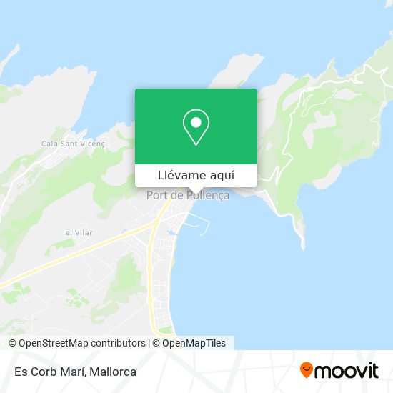 Mapa Es Corb Marí