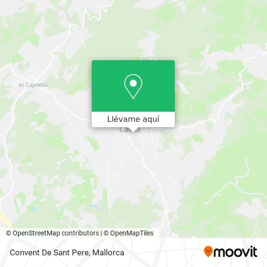 Mapa Convent De Sant Pere