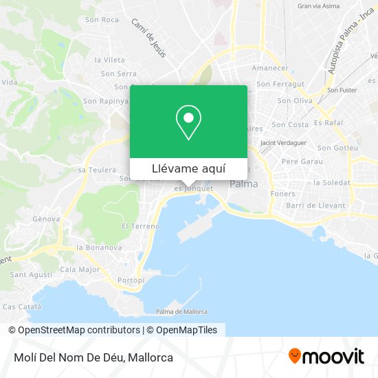 Mapa Molí Del Nom De Déu