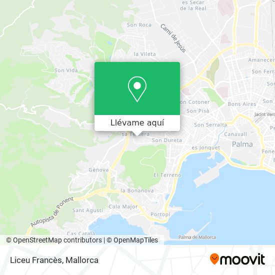 Mapa Liceu Francès