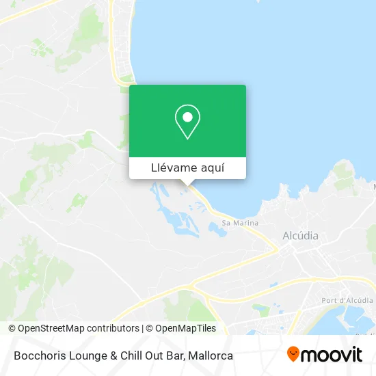 Mapa Bocchoris Lounge & Chill Out Bar