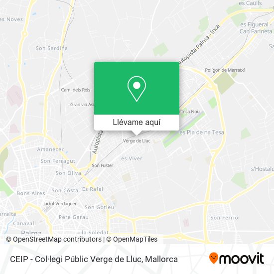 Mapa CEIP - Col·legi Públic Verge de Lluc