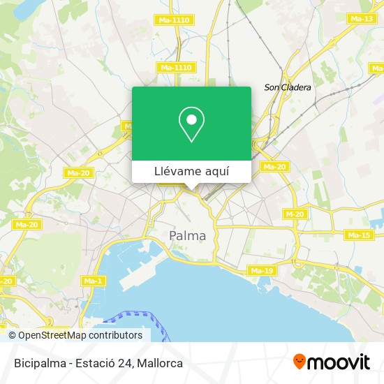 Mapa Bicipalma - Estació 24