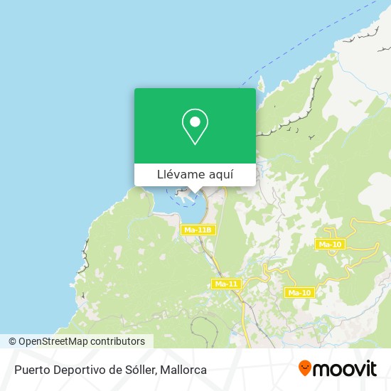Mapa Puerto Deportivo de Sóller