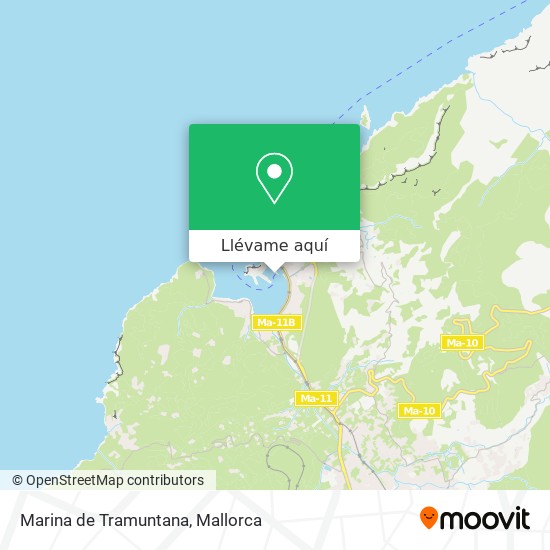 Mapa Marina de Tramuntana