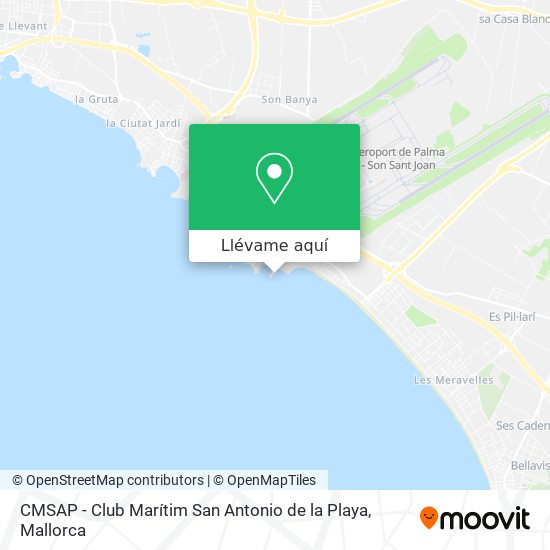 Mapa CMSAP - Club Marítim San Antonio de la Playa