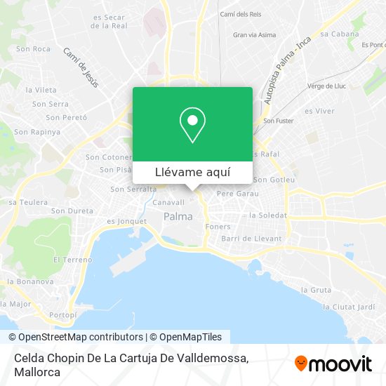 Mapa Celda Chopin De La Cartuja De Valldemossa