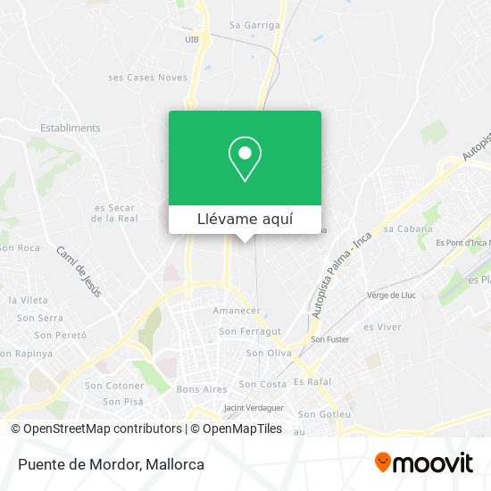 Mapa Puente de Mordor