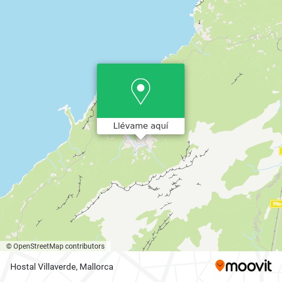 Mapa Hostal Villaverde