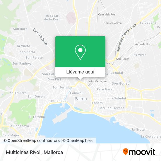 Mapa Multicines Rívoli