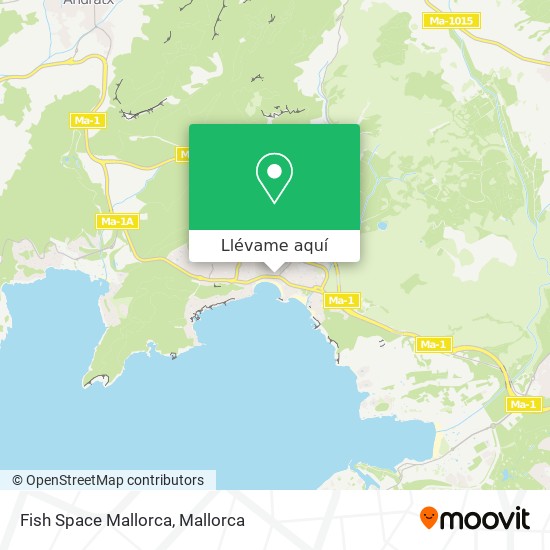 Mapa Fish Space Mallorca