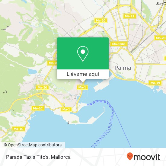 Mapa Parada Taxis Tito's