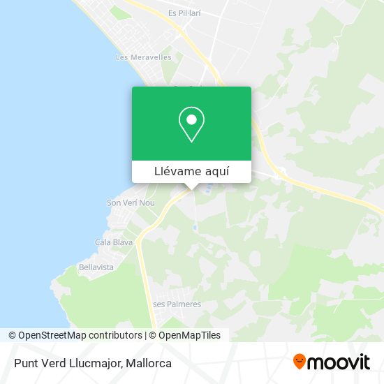 Mapa Punt Verd Llucmajor