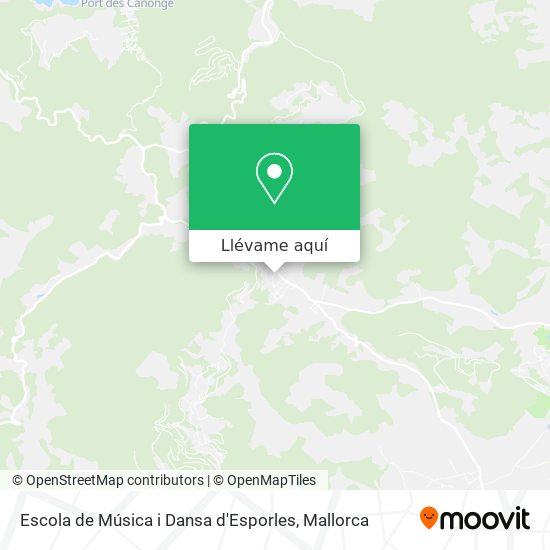 Mapa Escola de Música i Dansa d'Esporles
