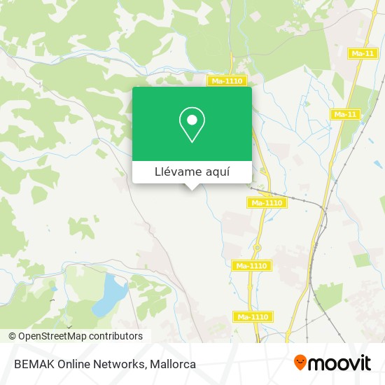 Mapa BEMAK Online Networks