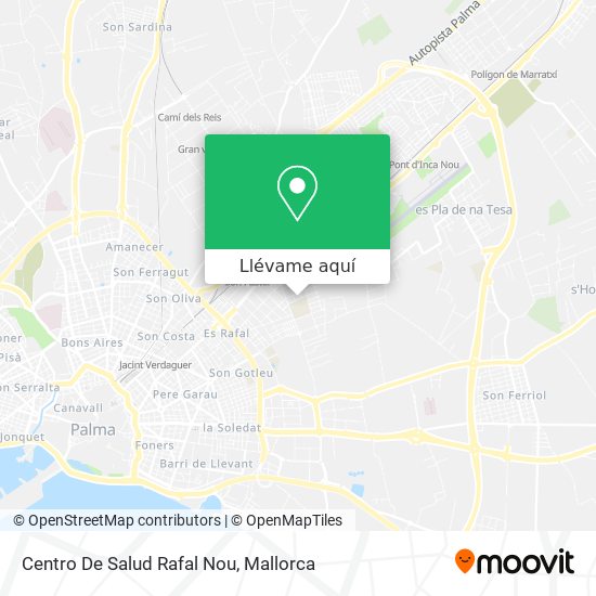 Mapa Centro De Salud Rafal Nou