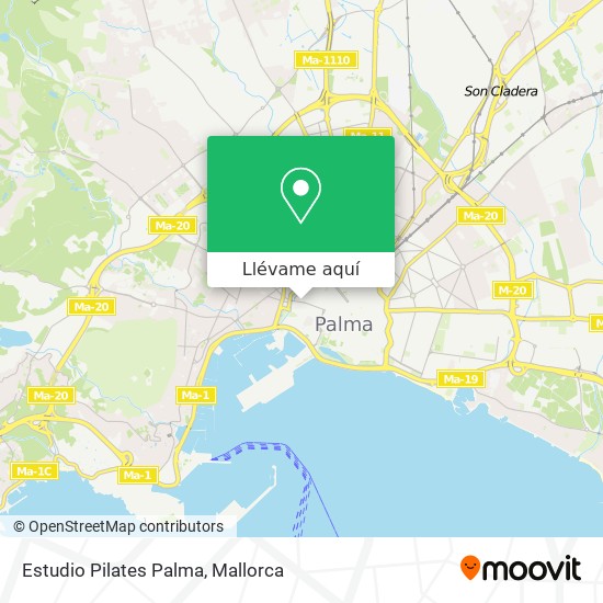 Mapa Estudio Pilates Palma