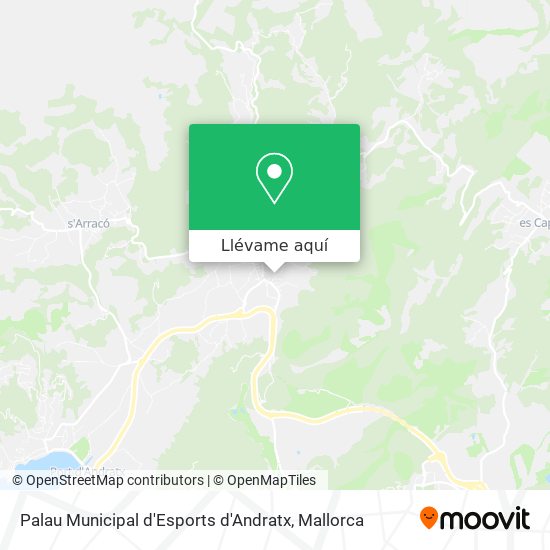 Mapa Palau Municipal d'Esports d'Andratx