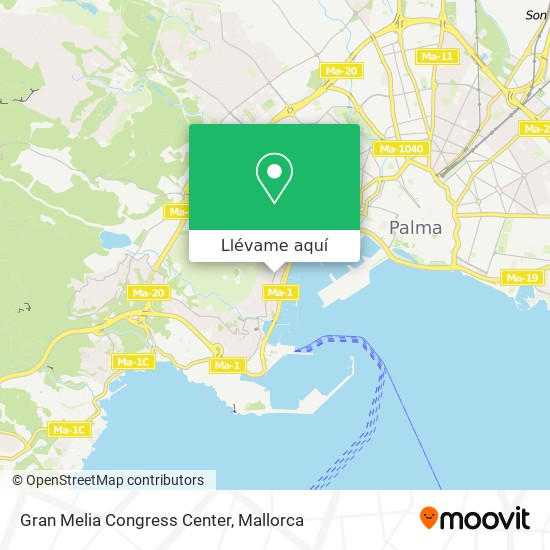 Mapa Gran Melia Congress Center