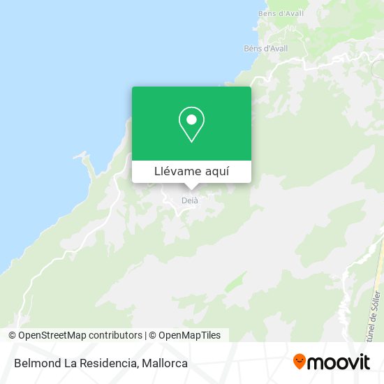 Mapa Belmond La Residencia