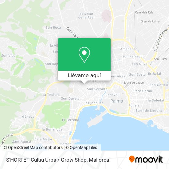 Mapa S'HORTET Cultiu Urbà / Grow Shop