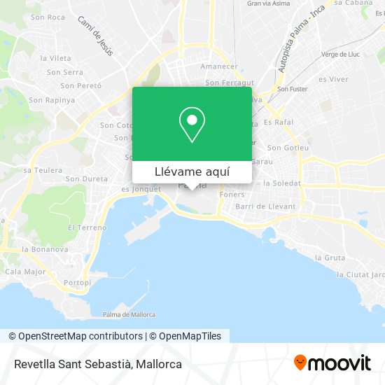 Mapa Revetlla Sant Sebastià