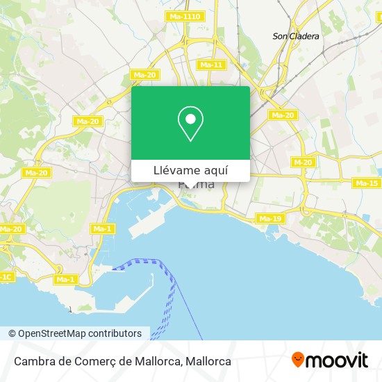 Mapa Cambra de Comerç de Mallorca